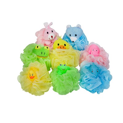 Cartoon bath flower does not disperse, cute bath ball for women, bathing bath, wiping bath flower ball, cartoon scrubbing bath, foaming net, bath ball