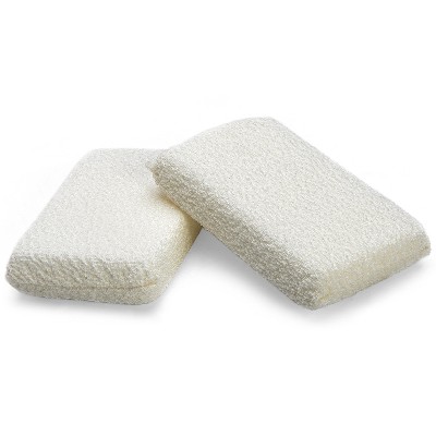 White dishwashing sponge for kitchen cleaning, water absorption and cleaning. Sponge for wiping bowls and pots. Wholesale from manufacturers