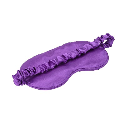 Eye mask, light blocking, elastic strap, breathable silk eye mask, double-sided imitation silk sleep eye mask, wholesale eye mask