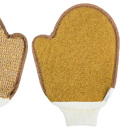 Bathing, scrubbing, jute gloves, skin friendly body cleaning tools, plant fiber exfoliating and scrubbing mud wholesale manufacturer