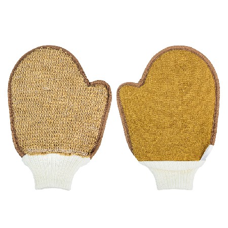 Bathing, scrubbing, jute gloves, skin friendly body cleaning tools, plant fiber exfoliating and scrubbing mud wholesale manufacturer