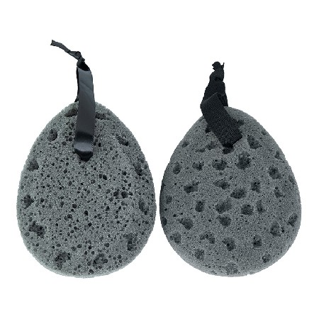 Bathing with bamboo charcoal, seaweed sponge, skin friendly body cleaning tools, exfoliating and mud rubbing wholesale, facial cleansing and face washing