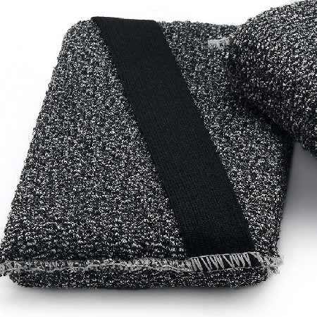 Bamboo charcoal square bath sponge cleaning, skin friendly body bath cleaning tools, mud scrubbing wholesale manufacturer