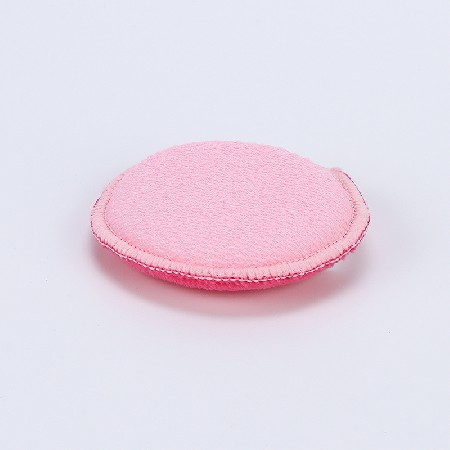 Round dual texture exfoliating face scrub, soft and delicate cleansing scrub, cleaning sponge scrub, facial sponge scrub, wholesale